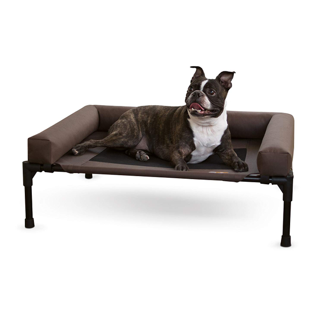 comfortable and breathable elevated dog bed portable pet sofa bed